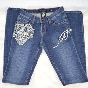 ED HARDY | by Christian Audigier Tiger Jeans Sz.25